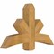 Ekena Millwork Alberta Rough Sawn Timber Gable Bracket, Western Red Cedar, 48"W x 30"H x 6"D x 6"F, 15/12 Pitch GBW048X30X0606ALB00RWR - alternate 2